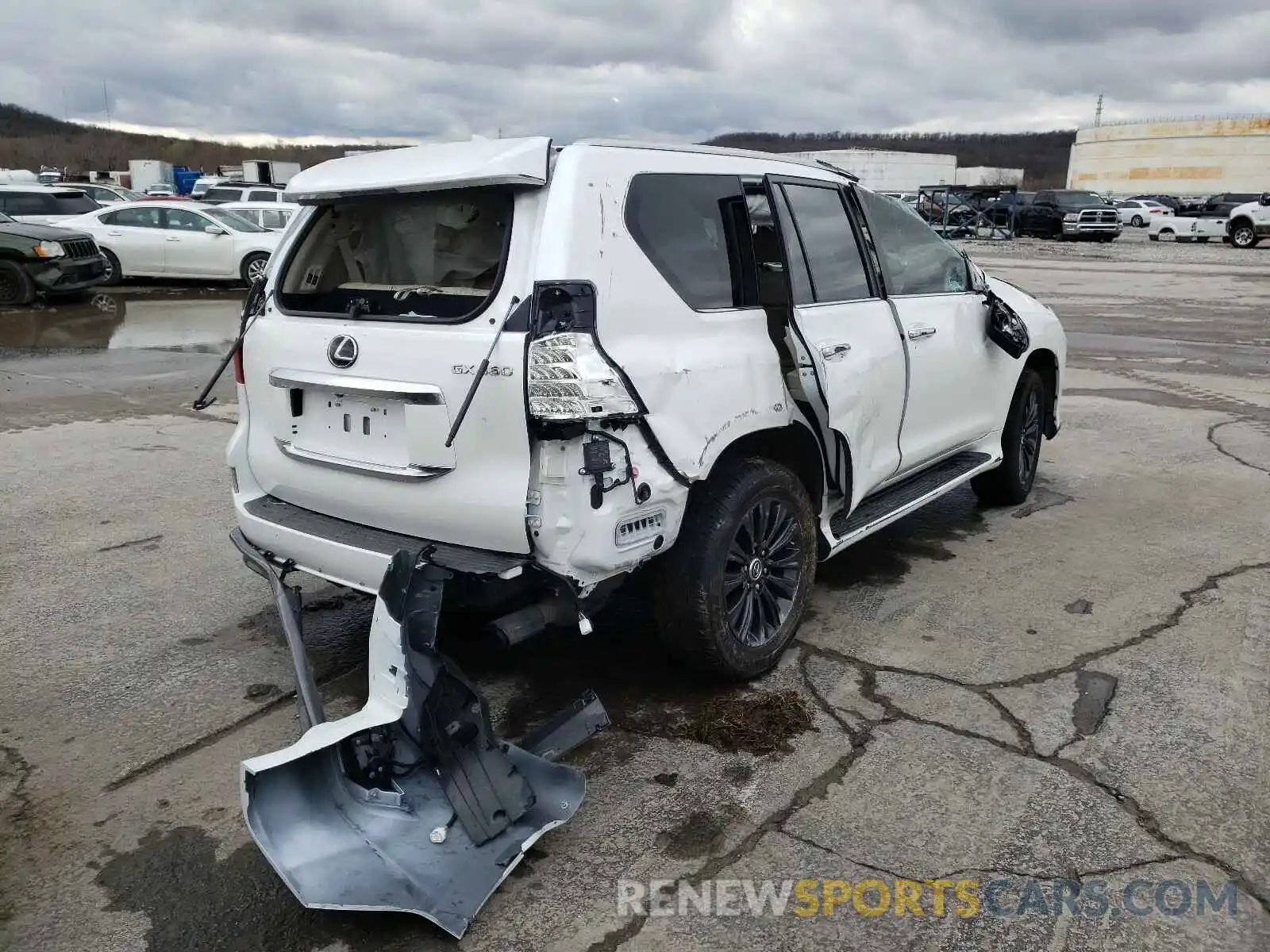 4 Фотография поврежденного автомобиля JTJAM7BXXM5280849 LEXUS GX 2021