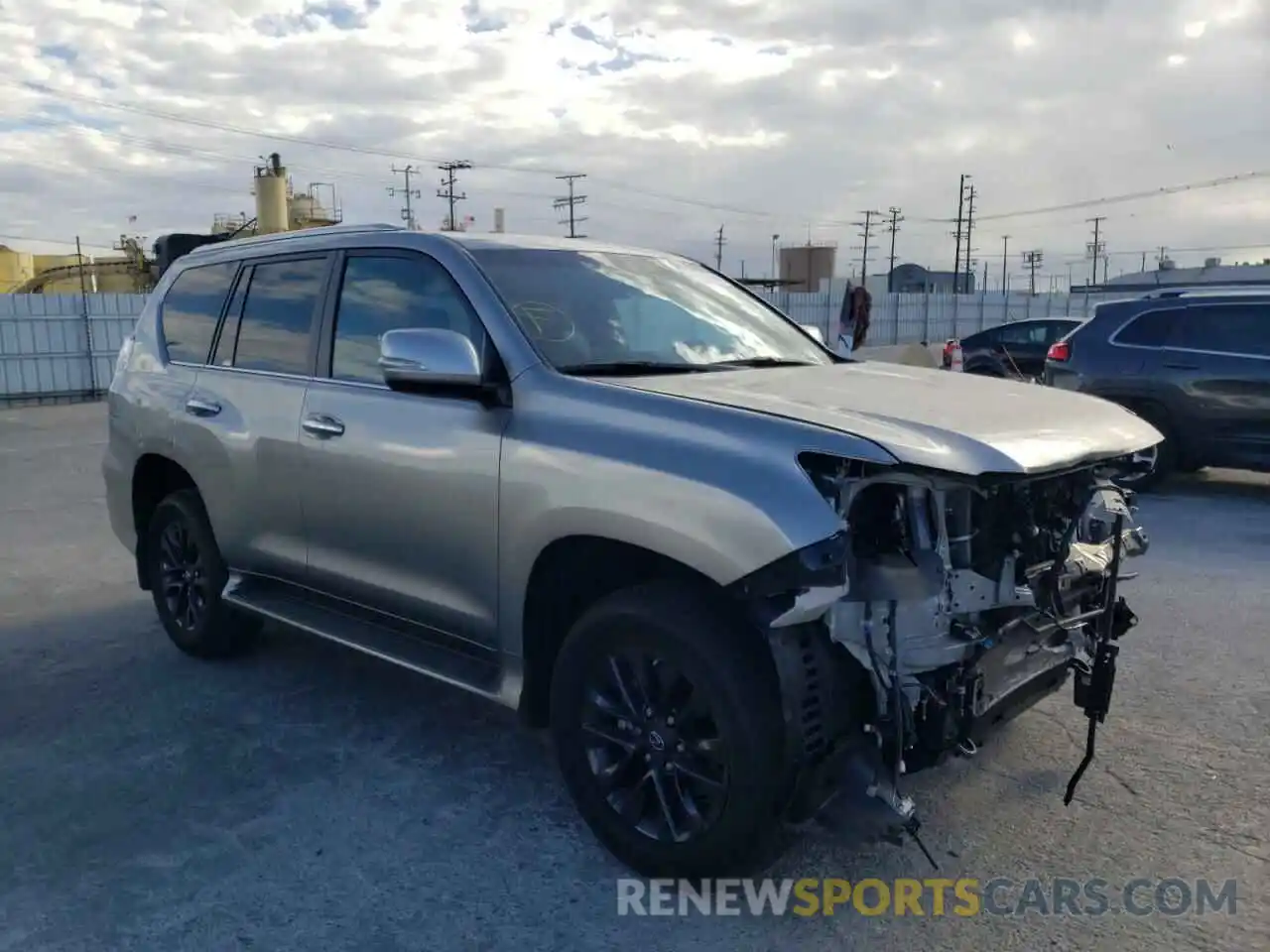 1 Photograph of a damaged car JTJAM7BXXM5284965 LEXUS GX 2021