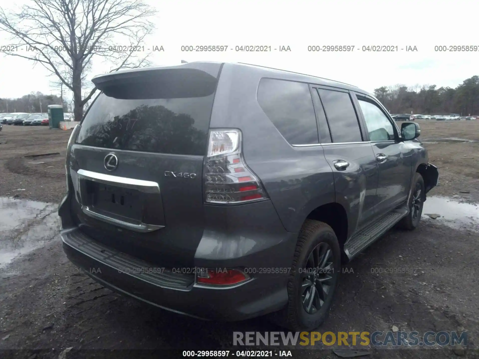 4 Photograph of a damaged car JTJAM7BXXM5286893 LEXUS GX 2021