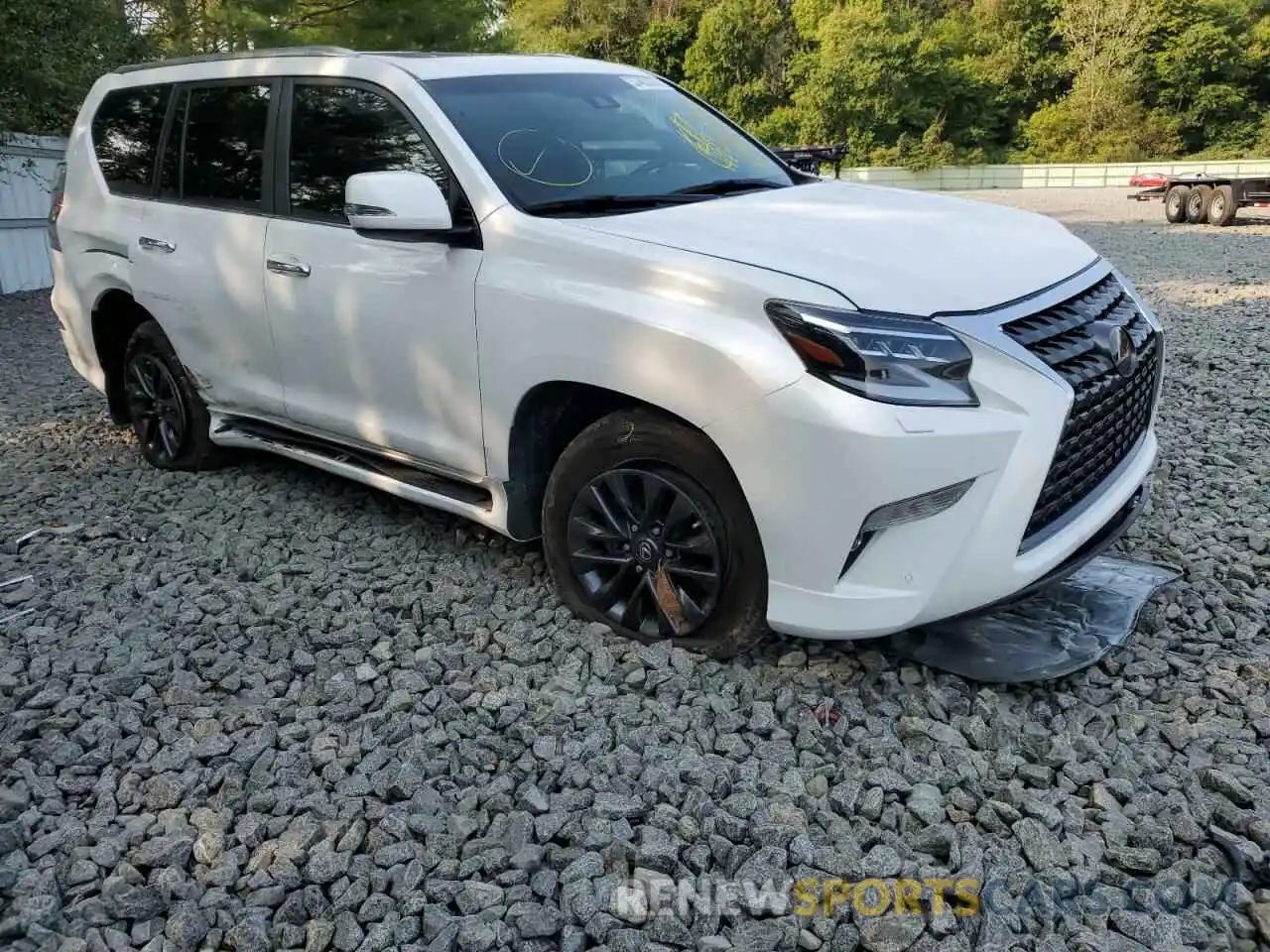 1 Photograph of a damaged car JTJAM7BXXM5288773 LEXUS GX 2021