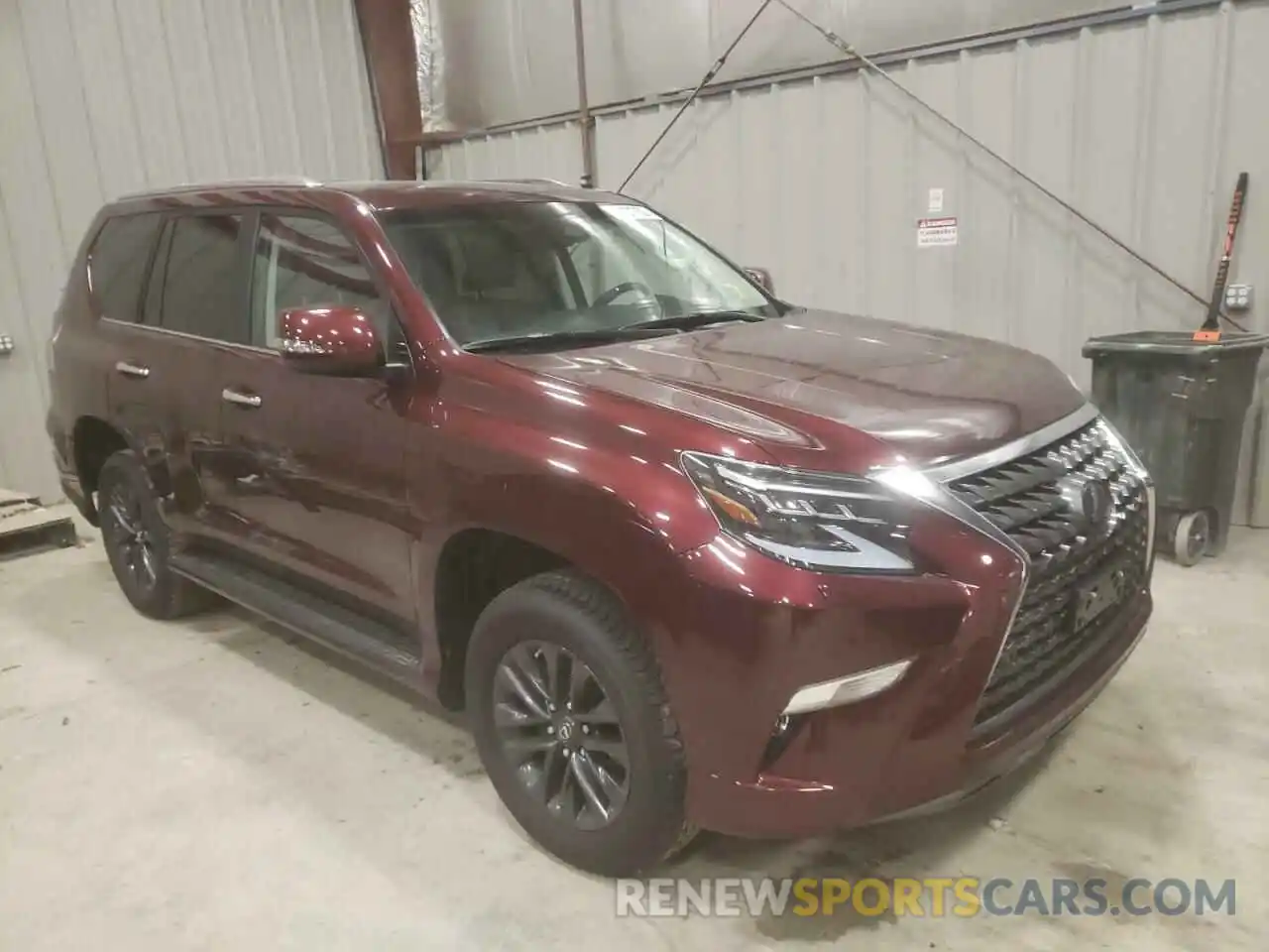 1 Photograph of a damaged car JTJAM7BXXM5293634 LEXUS GX 2021