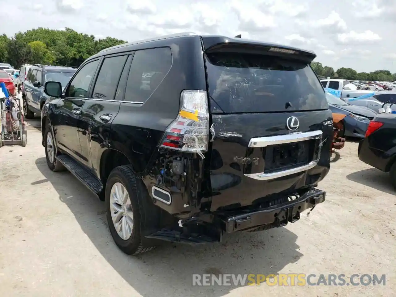 3 Photograph of a damaged car JTJAM7BXXM5297974 LEXUS GX 2021