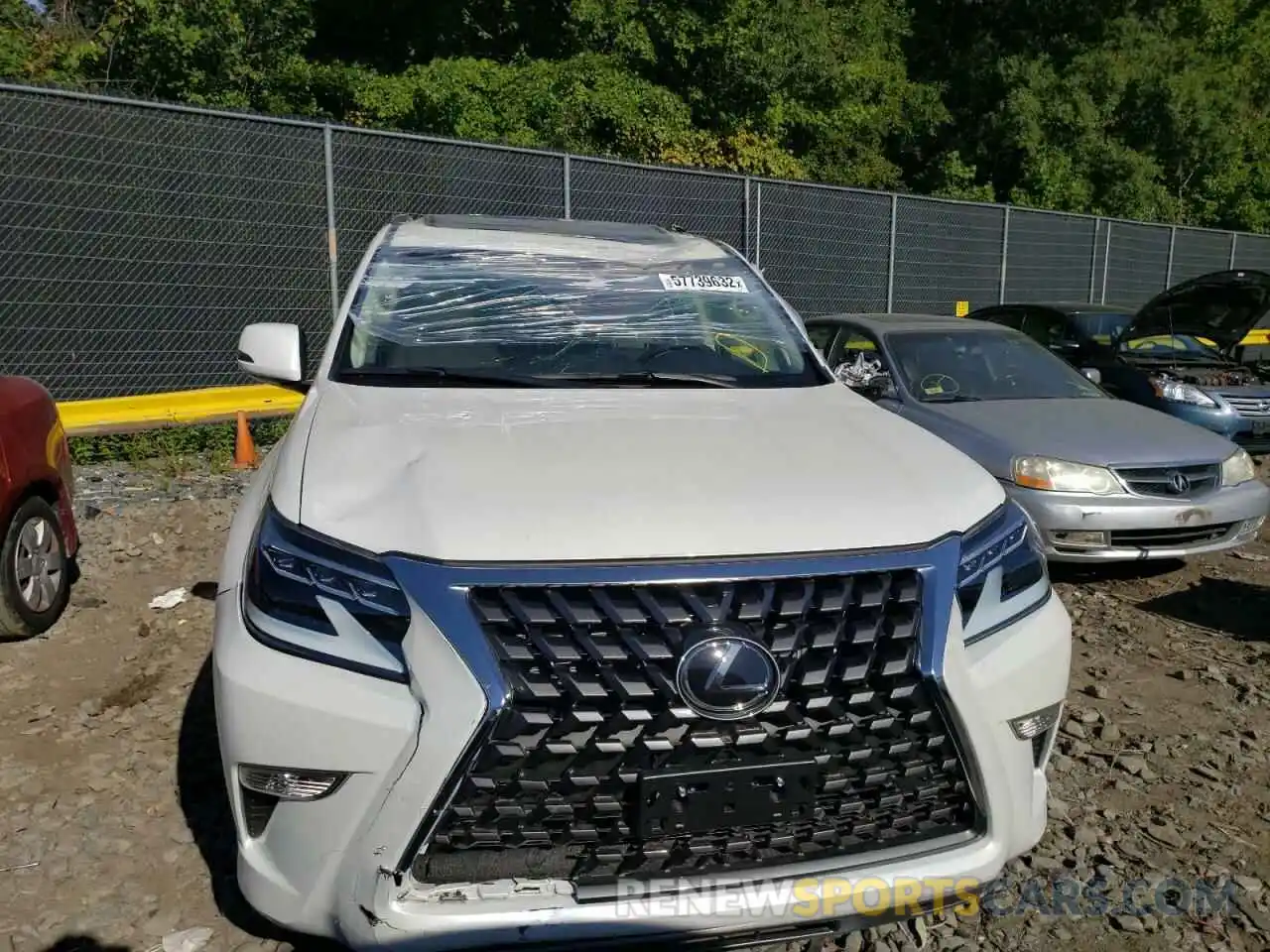 9 Photograph of a damaged car JTJBM7BX5M5302700 LEXUS GX 2021