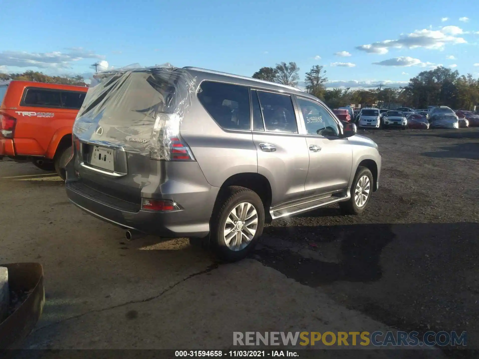 4 Photograph of a damaged car JTJBM7BXXM5271721 LEXUS GX 2021