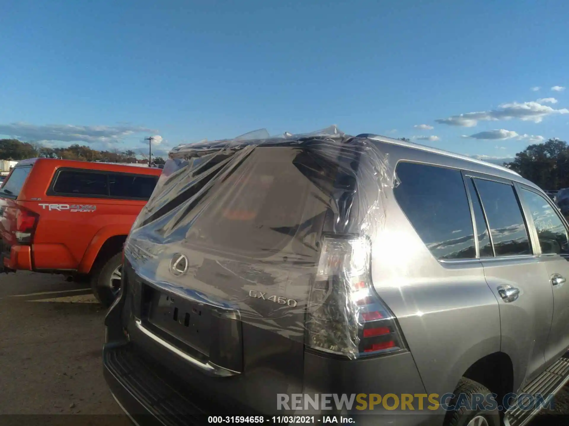 6 Фотография поврежденного автомобиля JTJBM7BXXM5271721 LEXUS GX 2021