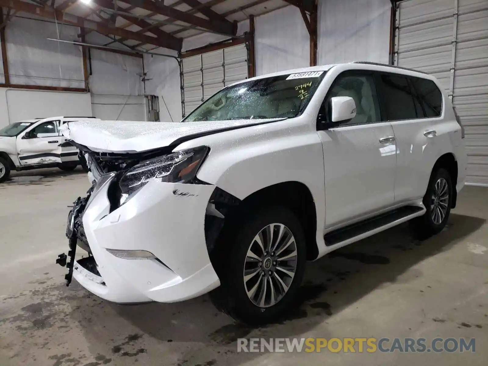 2 Photograph of a damaged car JTJGM7BX0M5282944 LEXUS GX 2021