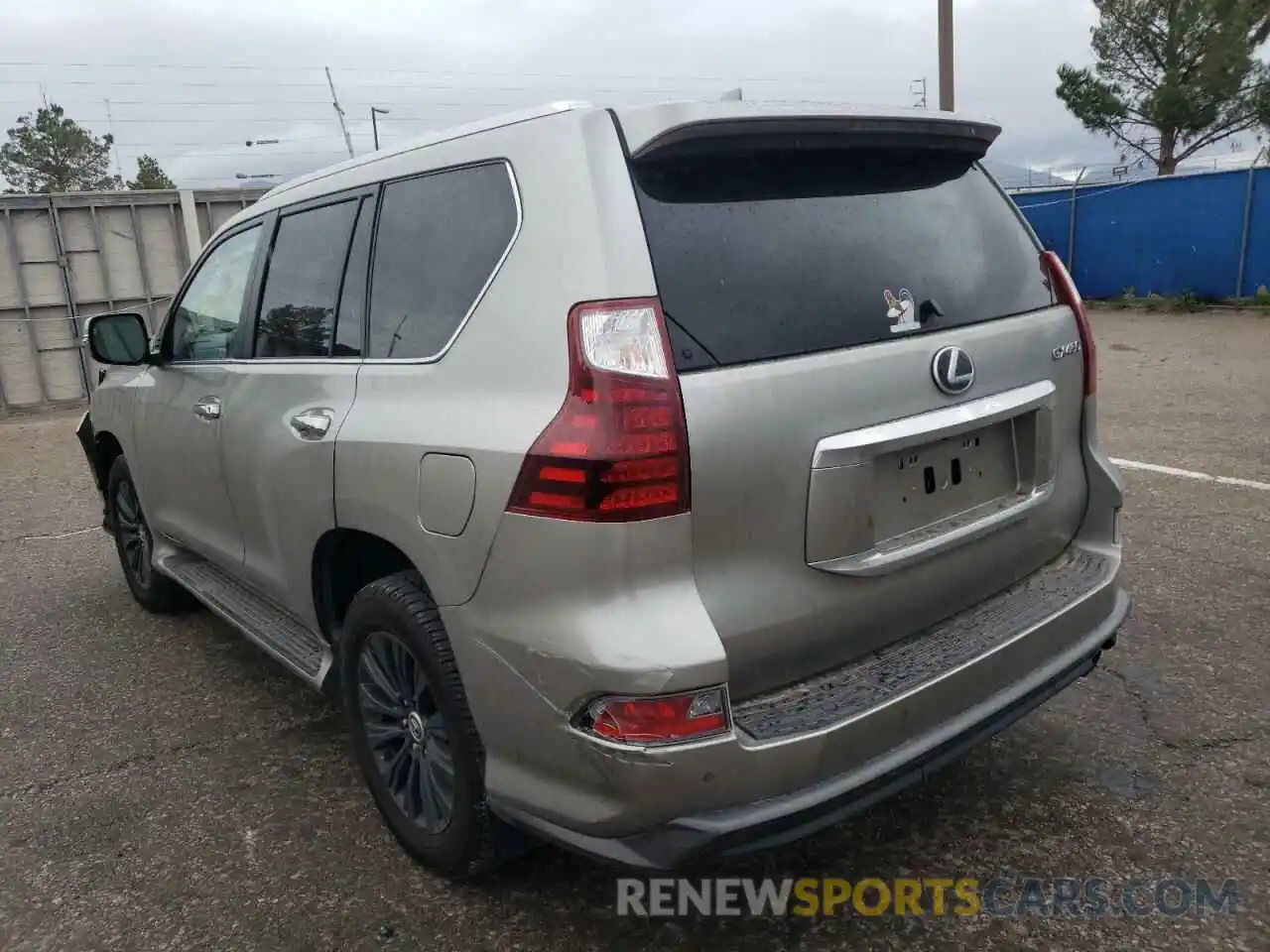 3 Фотография поврежденного автомобиля JTJGM7BX0M5285388 LEXUS GX 2021