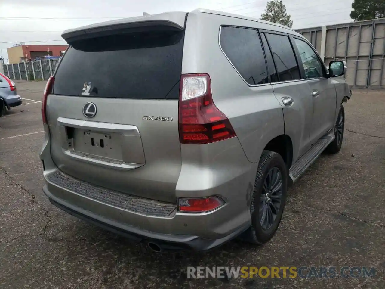 4 Фотография поврежденного автомобиля JTJGM7BX0M5285388 LEXUS GX 2021