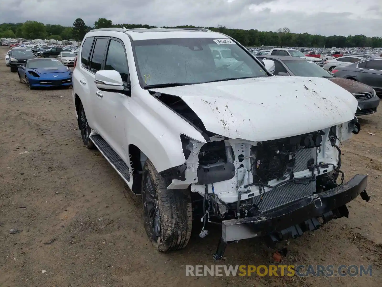 1 Photograph of a damaged car JTJGM7BX1M5273766 LEXUS GX 2021