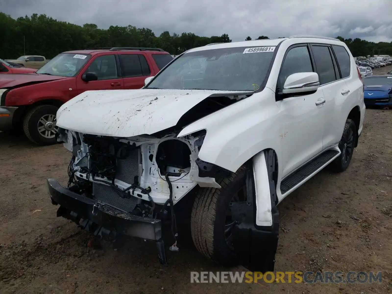 2 Photograph of a damaged car JTJGM7BX1M5273766 LEXUS GX 2021