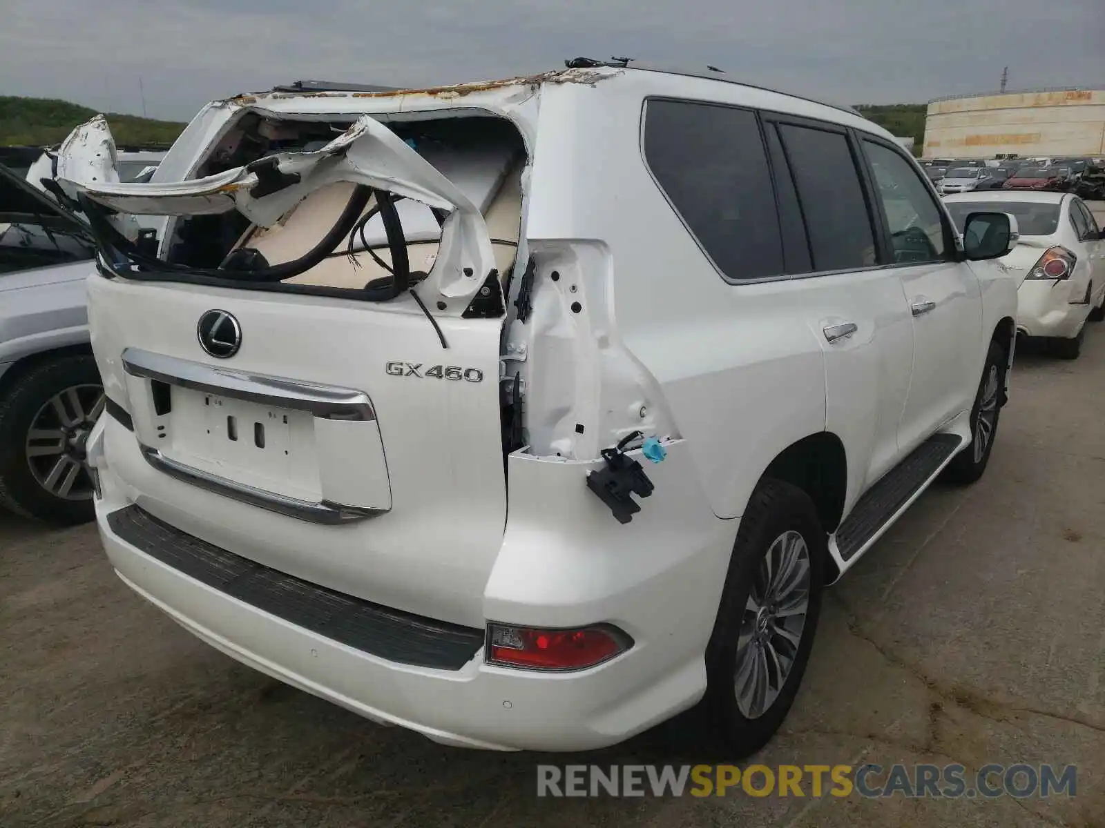 4 Photograph of a damaged car JTJGM7BX2M5272061 LEXUS GX 2021