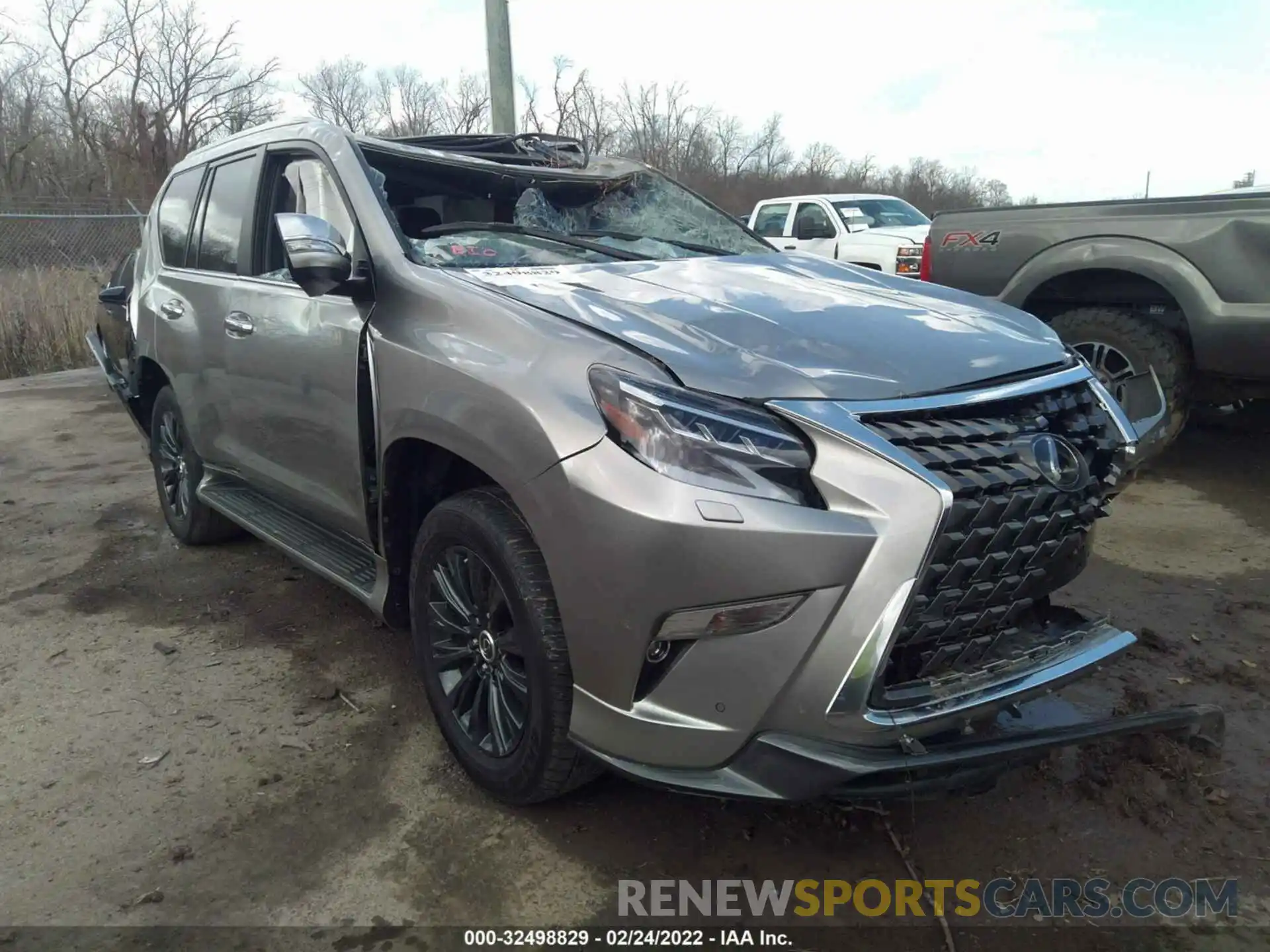 1 Photograph of a damaged car JTJGM7BX2M5275199 LEXUS GX 2021