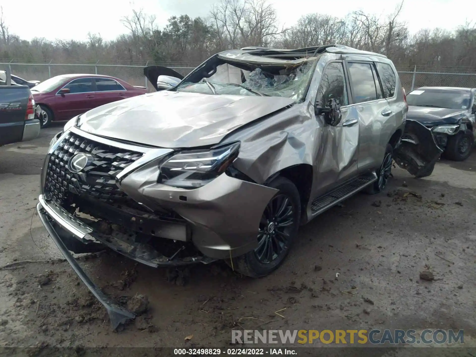 2 Photograph of a damaged car JTJGM7BX2M5275199 LEXUS GX 2021