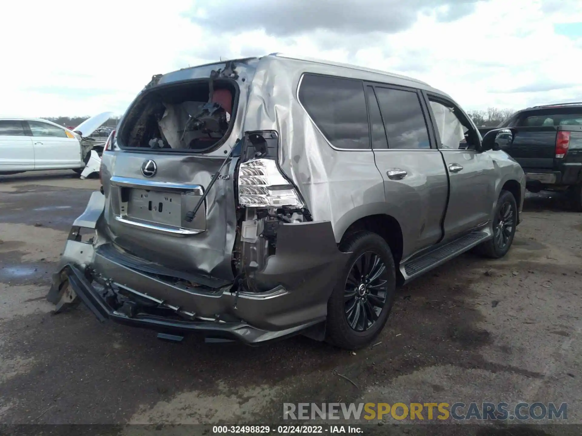 4 Фотография поврежденного автомобиля JTJGM7BX2M5275199 LEXUS GX 2021