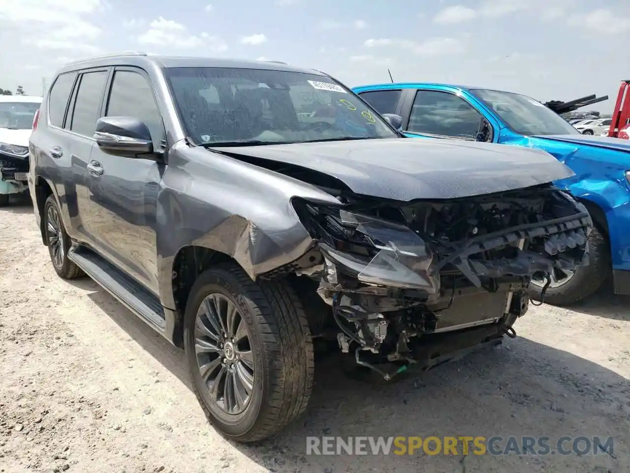 1 Photograph of a damaged car JTJGM7BX3M5270335 LEXUS GX 2021