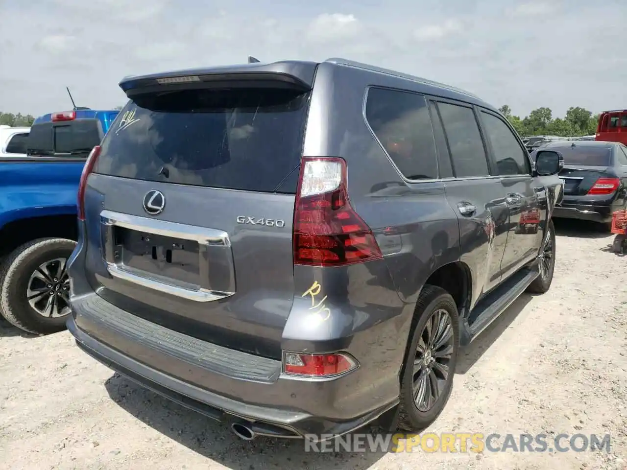 4 Photograph of a damaged car JTJGM7BX3M5270335 LEXUS GX 2021