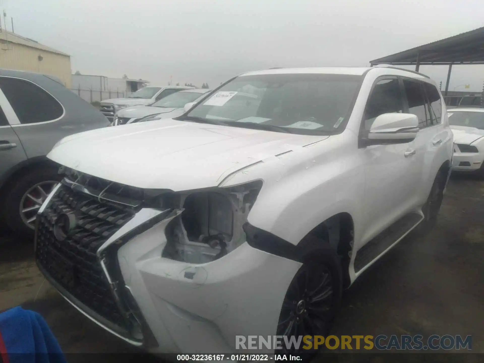 2 Photograph of a damaged car JTJGM7BX4M5286303 LEXUS GX 2021