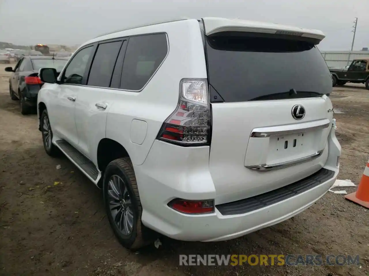 3 Фотография поврежденного автомобиля JTJGM7BX5M5293258 LEXUS GX 2021