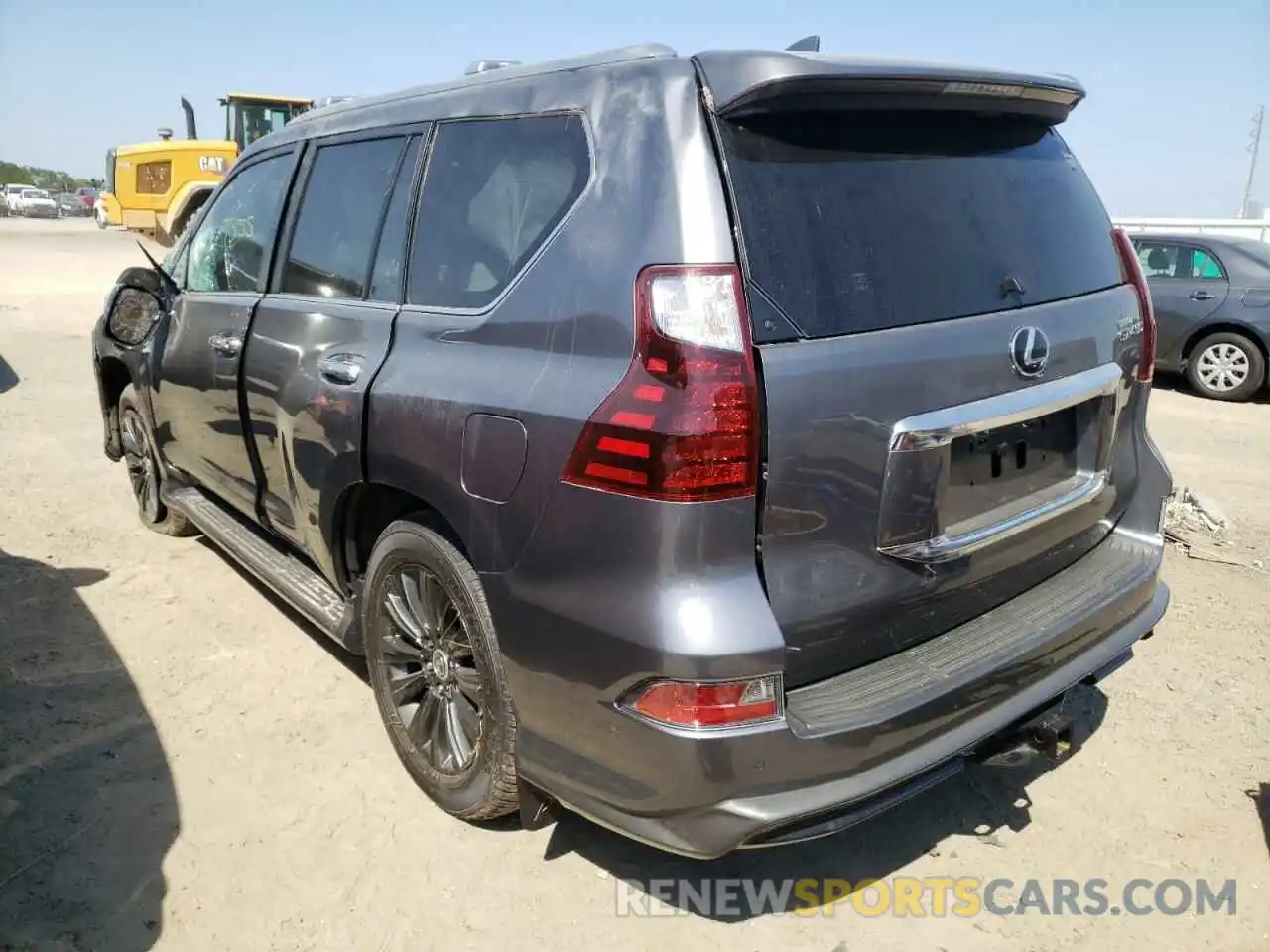 3 Фотография поврежденного автомобиля JTJGM7BX5M5298279 LEXUS GX 2021