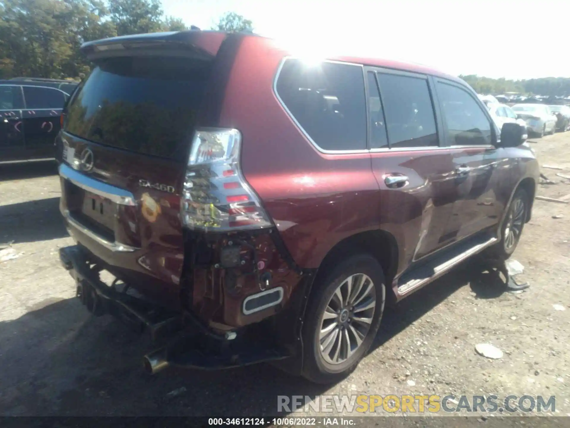 4 Фотография поврежденного автомобиля JTJGM7BX6M5270037 LEXUS GX 2021