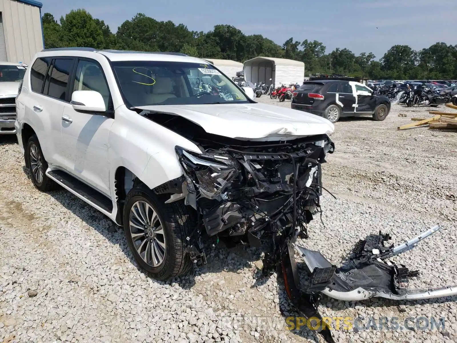 1 Photograph of a damaged car JTJGM7BX9M5272817 LEXUS GX 2021