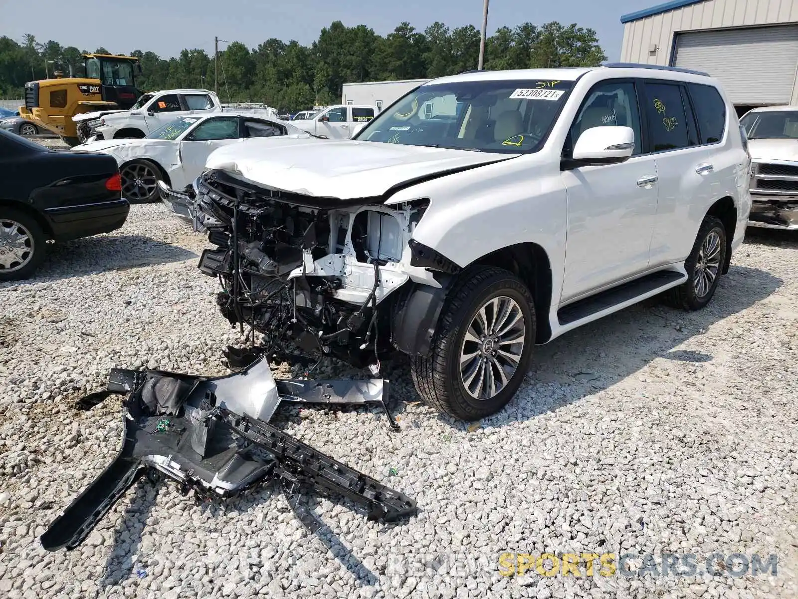 2 Photograph of a damaged car JTJGM7BX9M5272817 LEXUS GX 2021