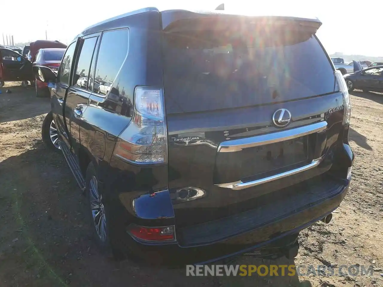 3 Photograph of a damaged car JTJGM7BXXM5272714 LEXUS GX 2021