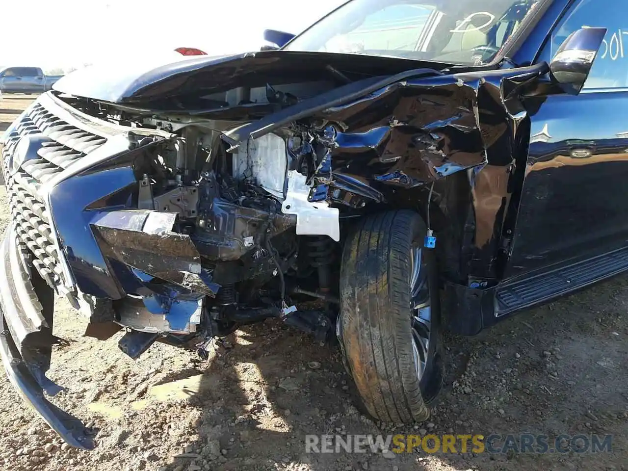 9 Photograph of a damaged car JTJGM7BXXM5272714 LEXUS GX 2021