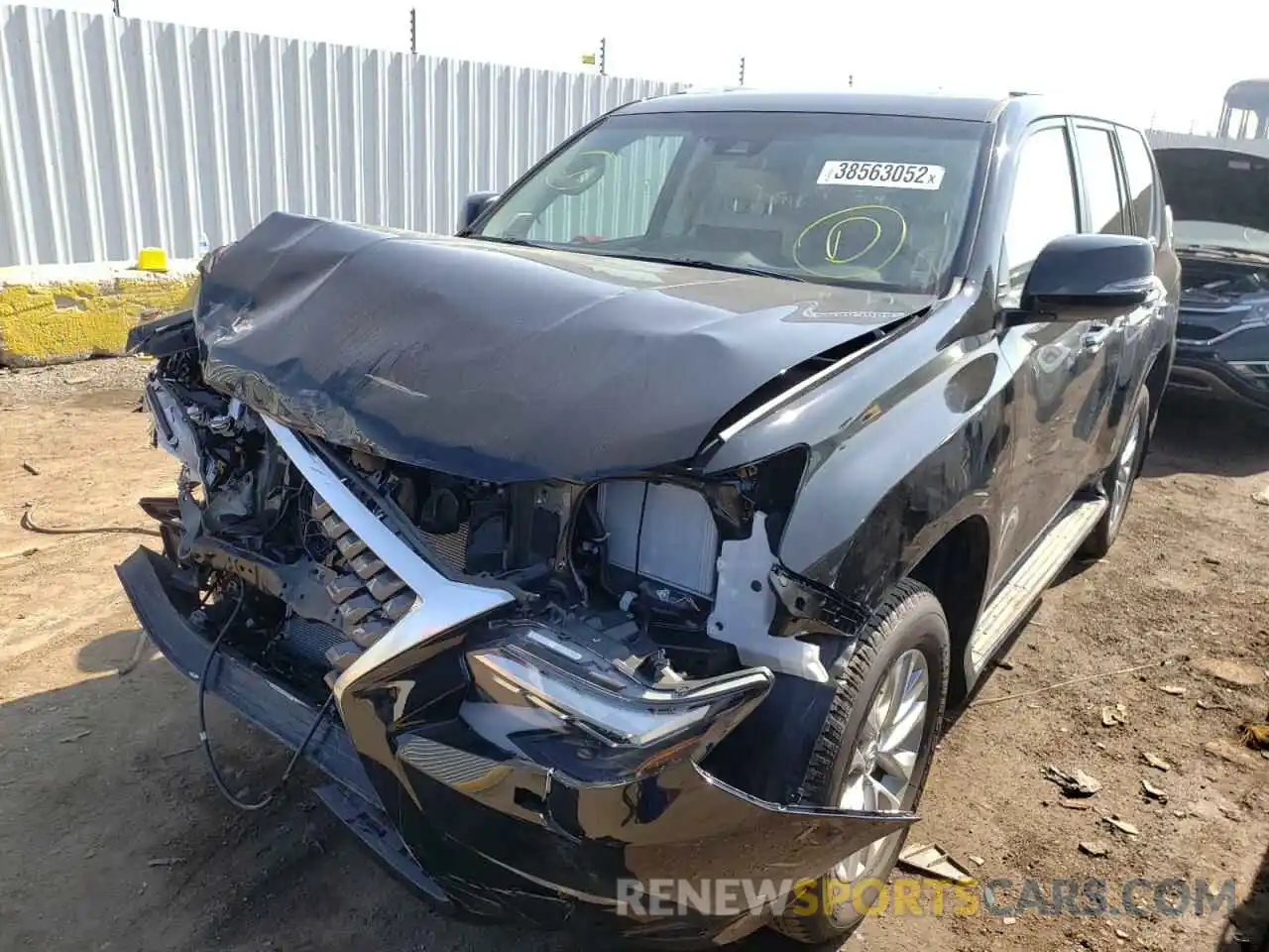 2 Photograph of a damaged car JTJAM7BX2N5306779 LEXUS GX 2022