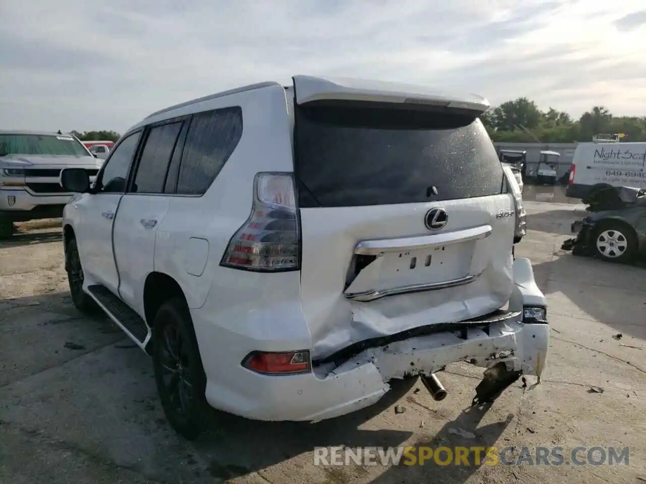 3 Фотография поврежденного автомобиля JTJAM7BX2N5312842 LEXUS GX 2022