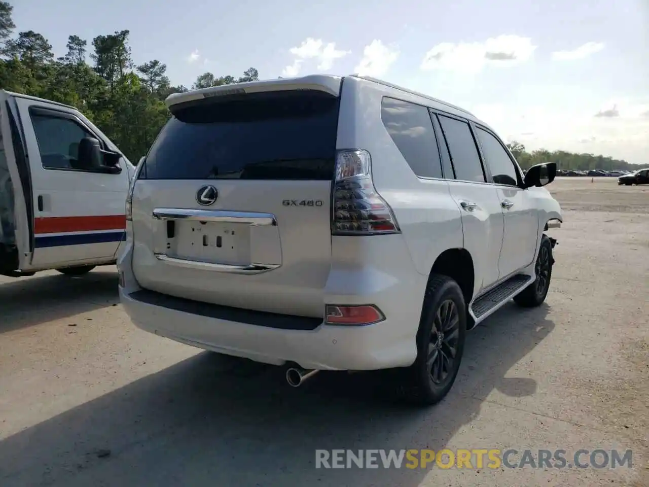 4 Фотография поврежденного автомобиля JTJAM7BX3N5311795 LEXUS GX 2022