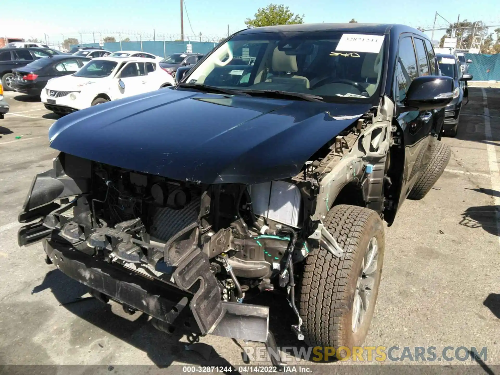 2 Photograph of a damaged car JTJAM7BX3N5313210 LEXUS GX 2022