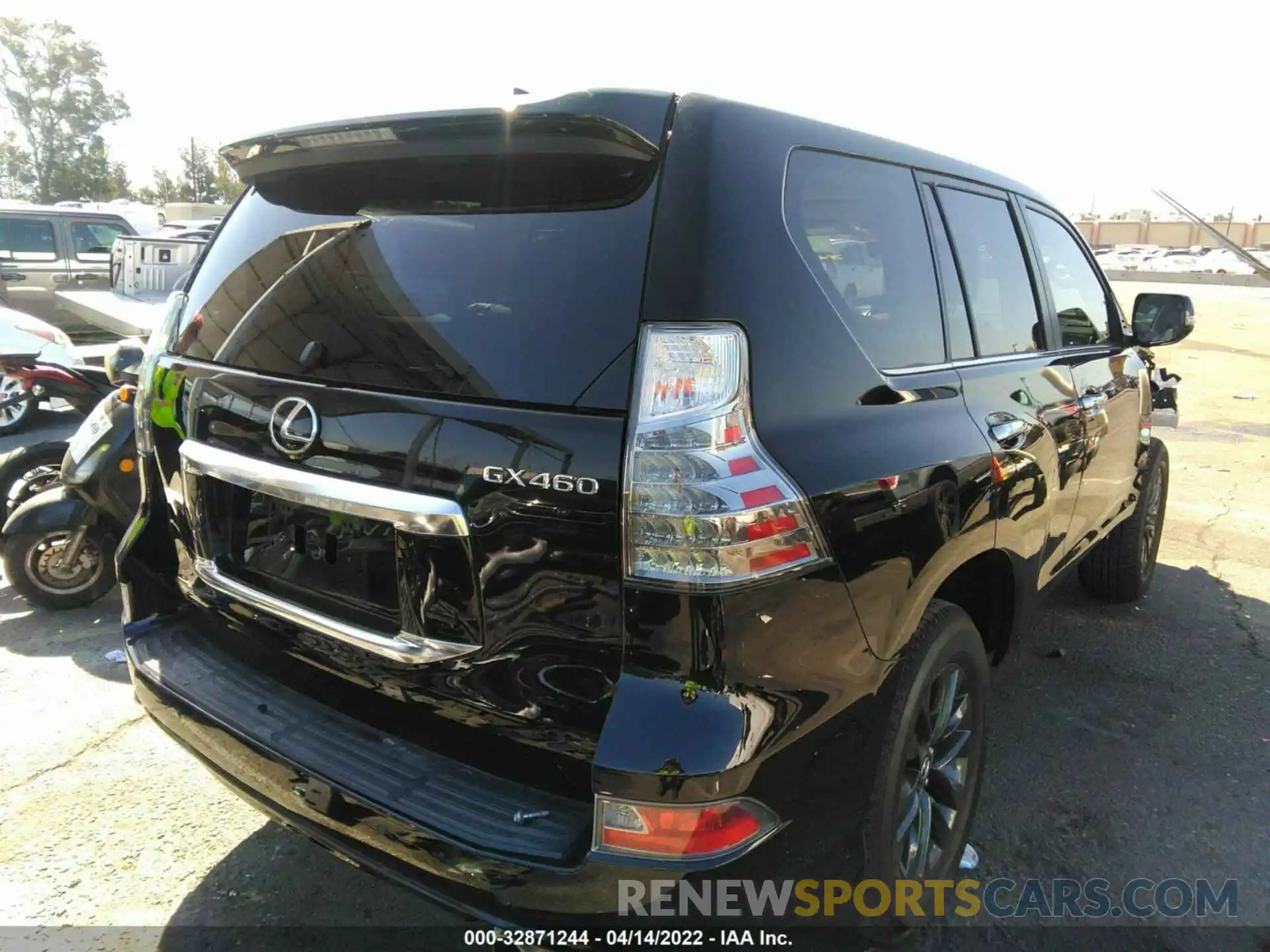 4 Фотография поврежденного автомобиля JTJAM7BX3N5313210 LEXUS GX 2022