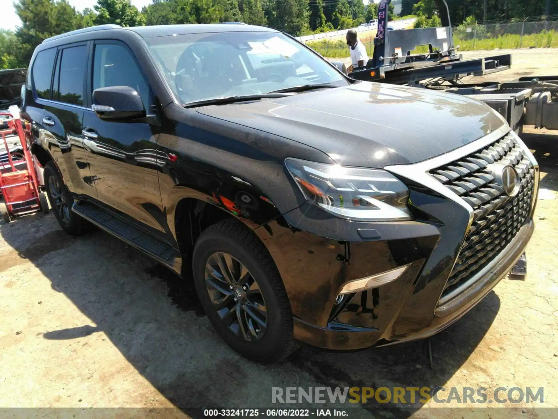 1 Photograph of a damaged car JTJAM7BX3N5316429 LEXUS GX 2022