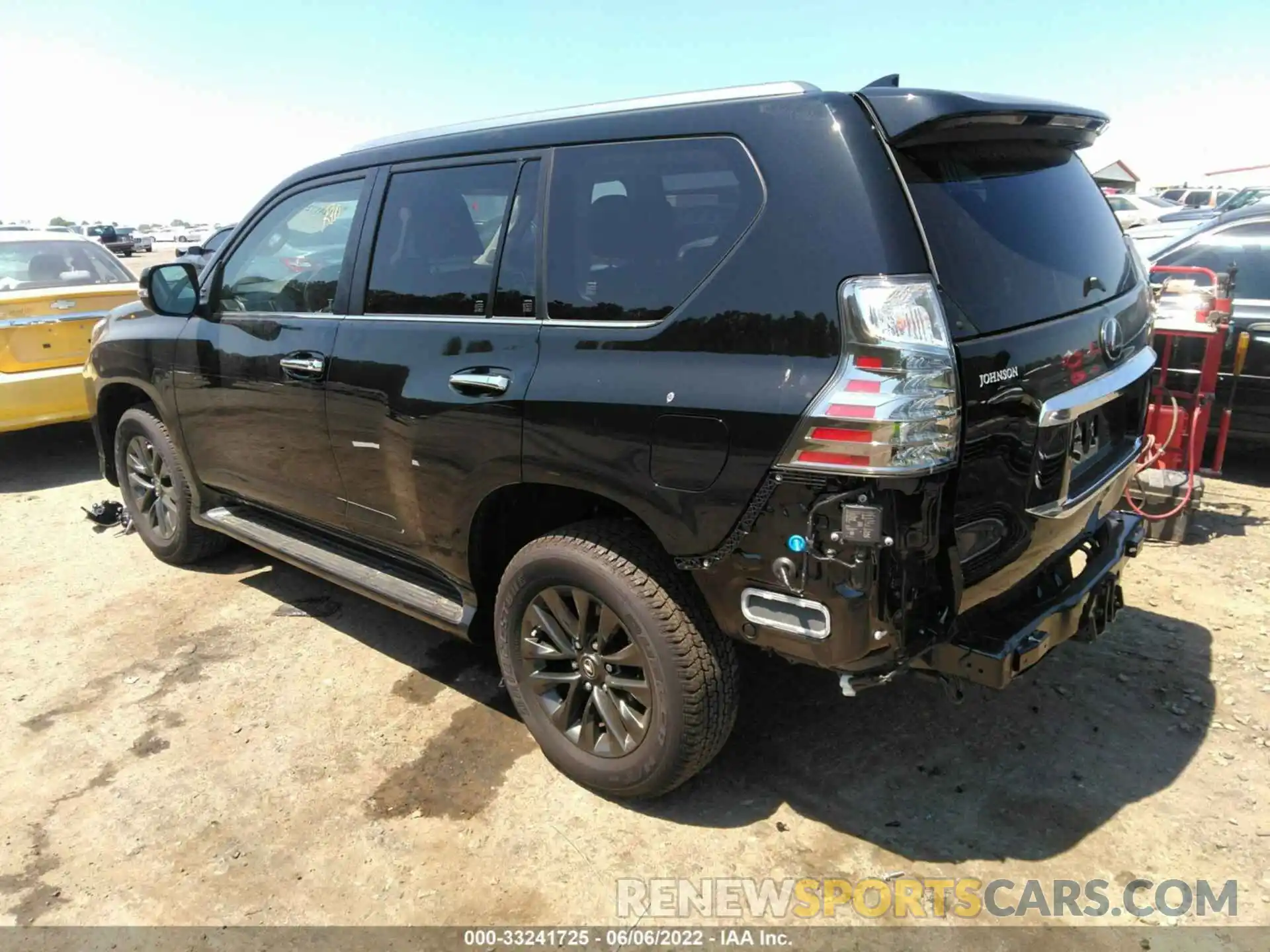 3 Фотография поврежденного автомобиля JTJAM7BX3N5316429 LEXUS GX 2022