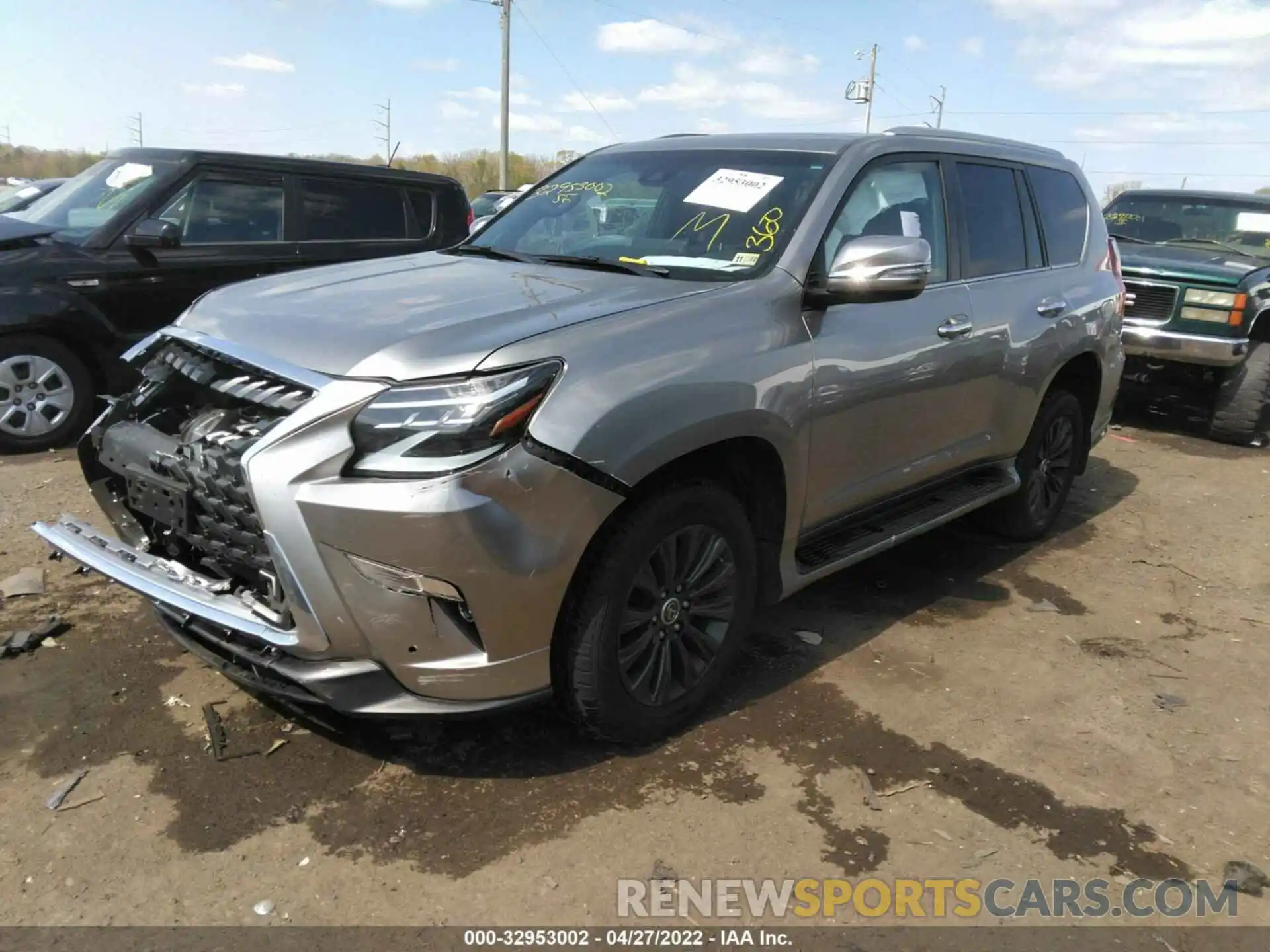 2 Photograph of a damaged car JTJAM7BX5N5309191 LEXUS GX 2022