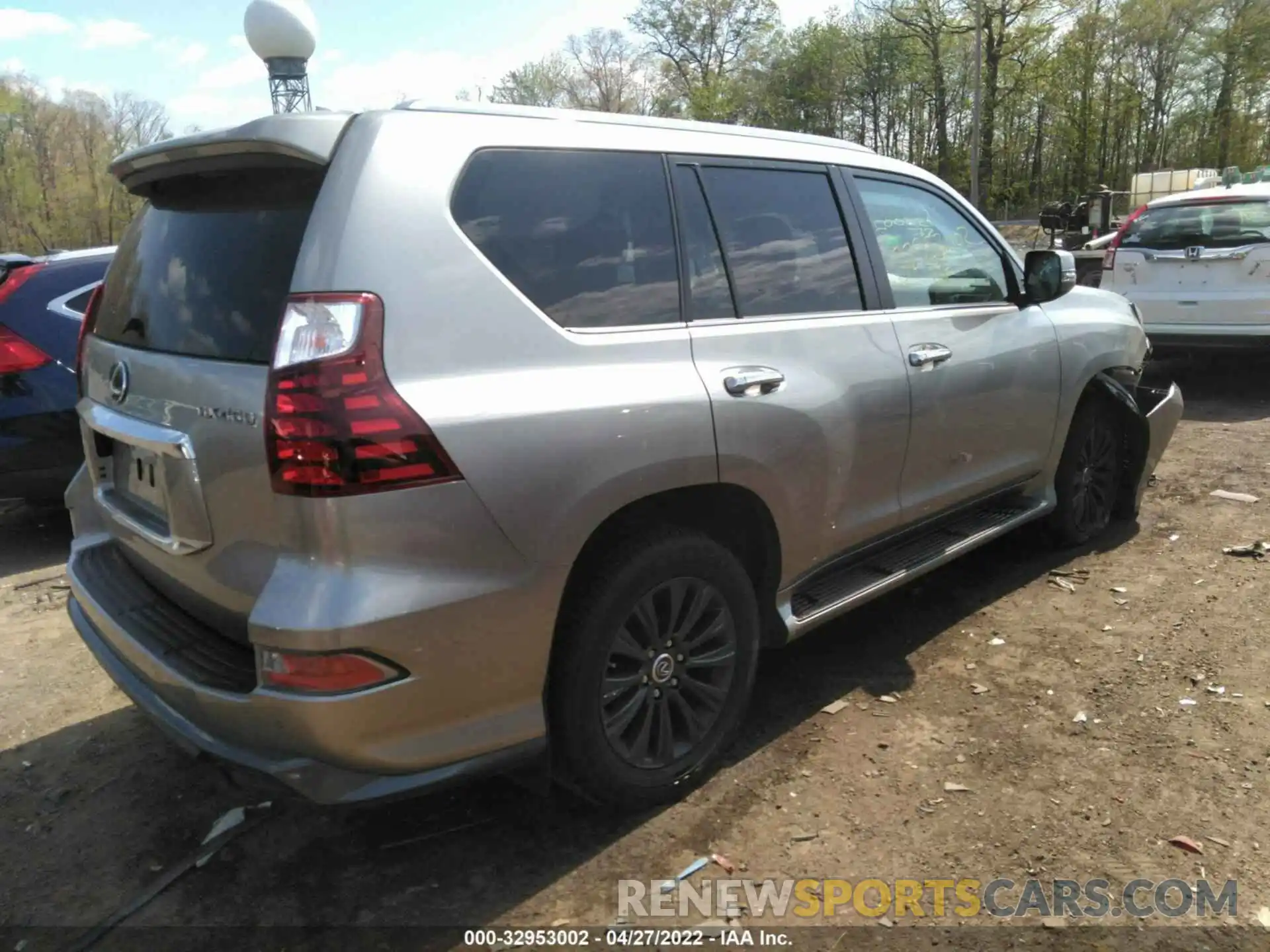 4 Фотография поврежденного автомобиля JTJAM7BX5N5309191 LEXUS GX 2022