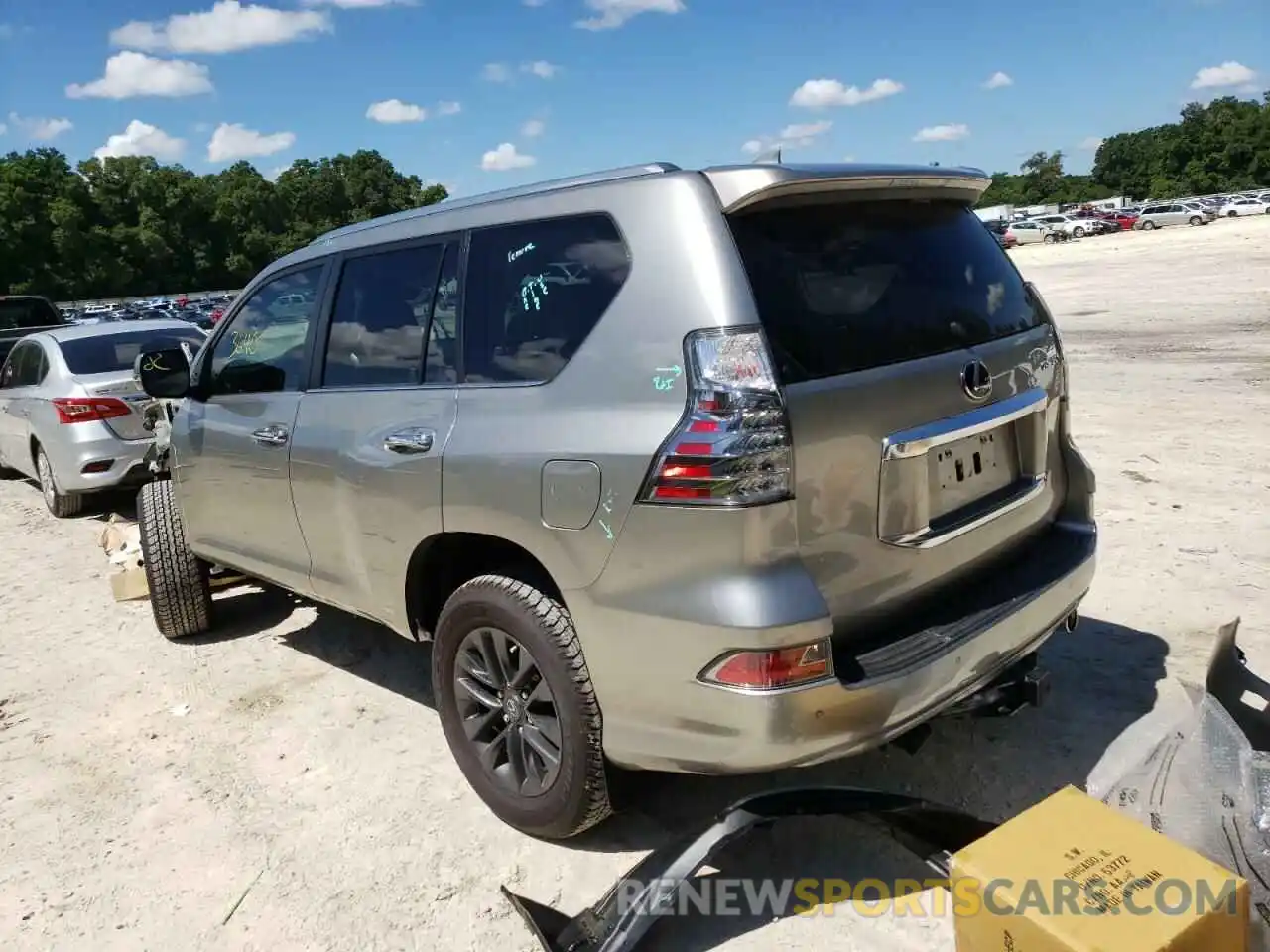 3 Фотография поврежденного автомобиля JTJAM7BX6N5306929 LEXUS GX 2022