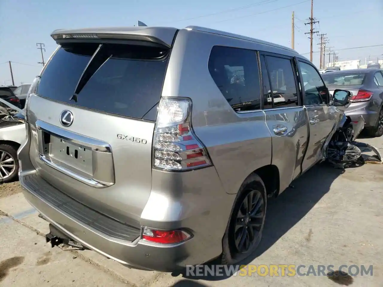 4 Фотография поврежденного автомобиля JTJAM7BX6N5307661 LEXUS GX 2022