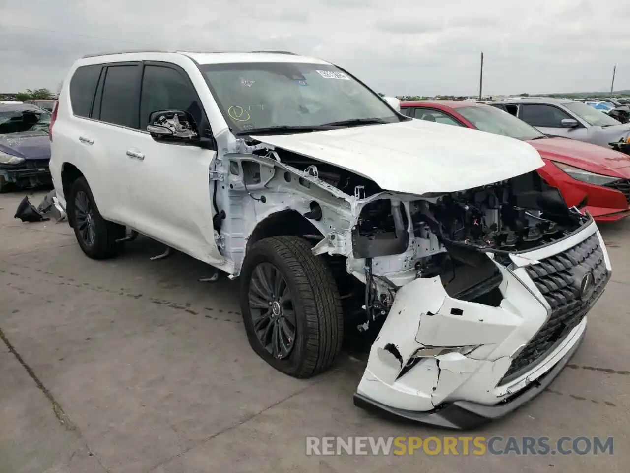 1 Photograph of a damaged car JTJAM7BX6N5313394 LEXUS GX 2022