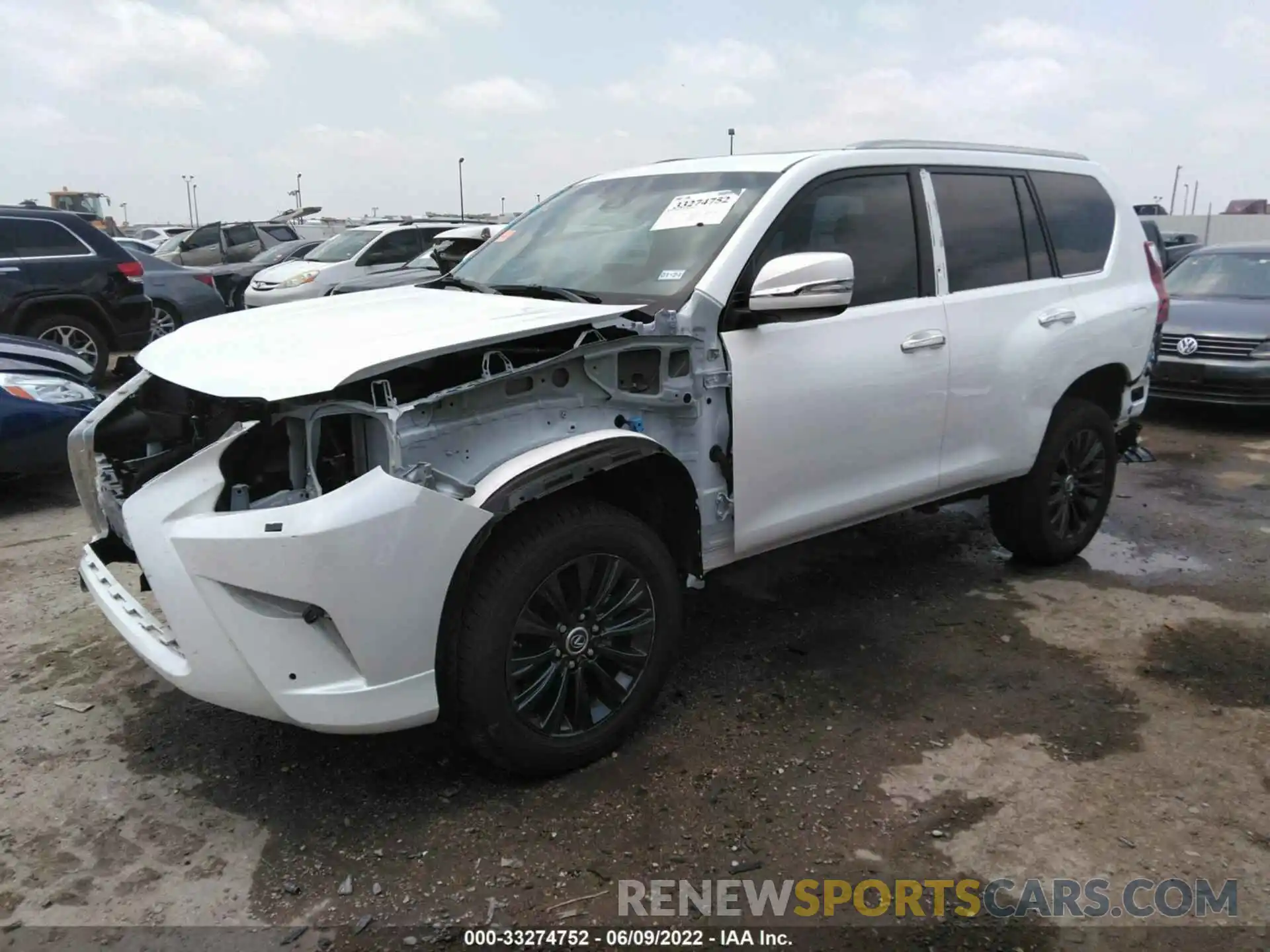 2 Фотография поврежденного автомобиля JTJAM7BX6N5315419 LEXUS GX 2022