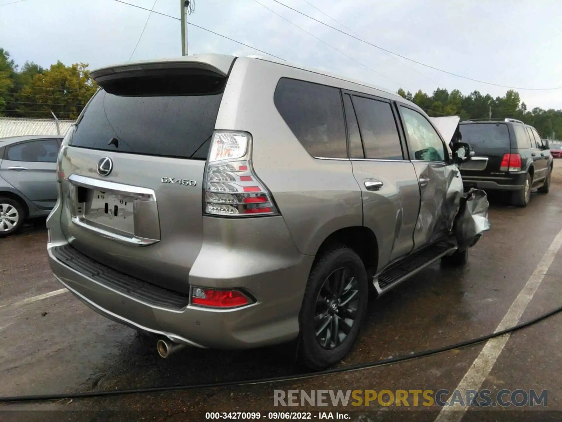 4 Фотография поврежденного автомобиля JTJAM7BX6N5321933 LEXUS GX 2022