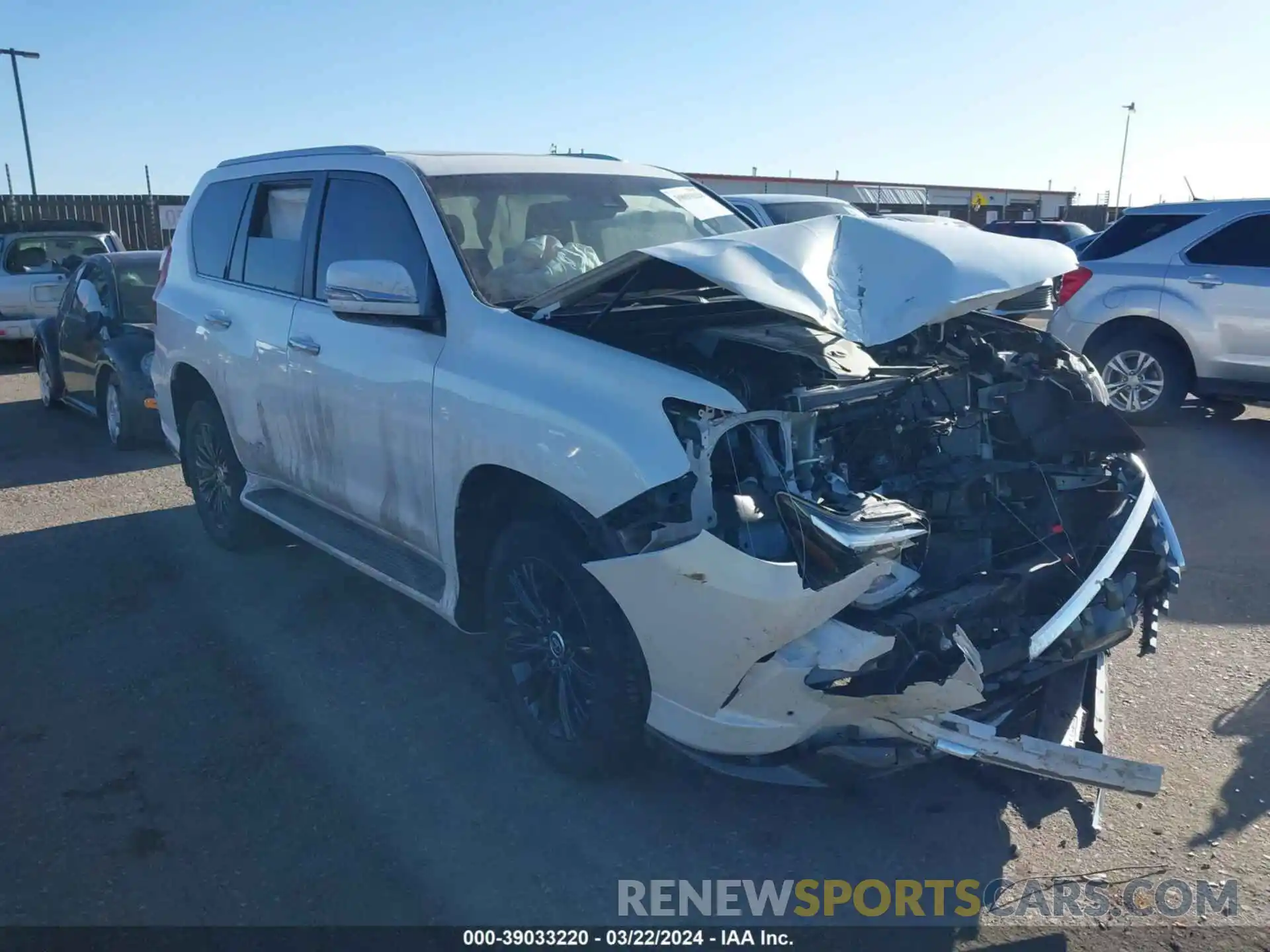 1 Photograph of a damaged car JTJAM7BX6N5325657 LEXUS GX 2022