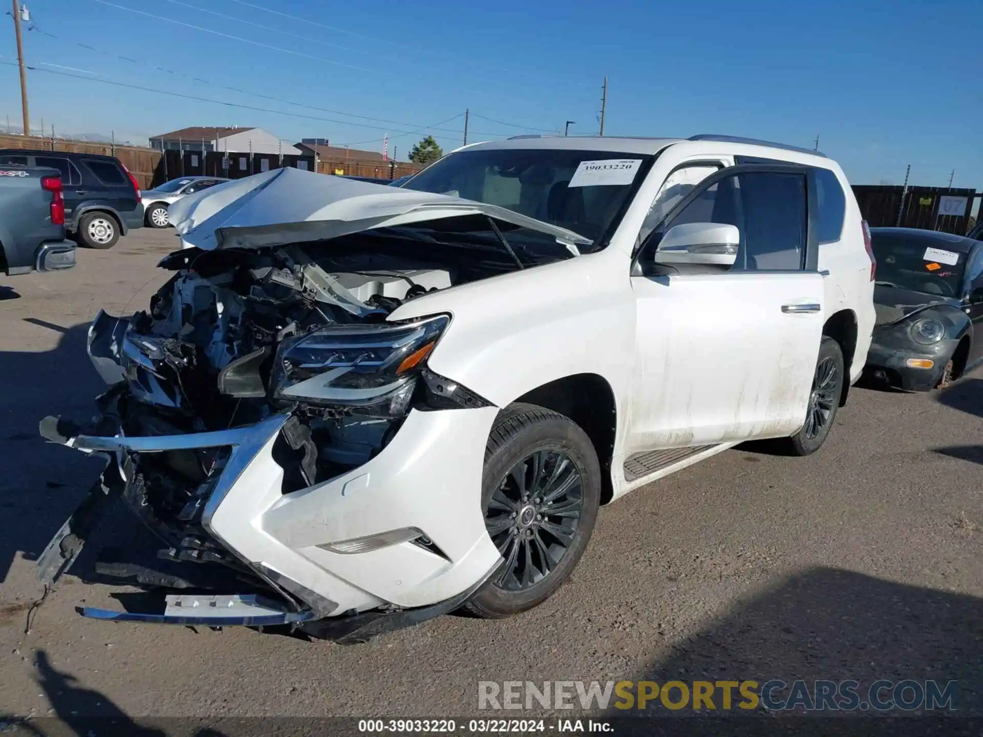 2 Photograph of a damaged car JTJAM7BX6N5325657 LEXUS GX 2022