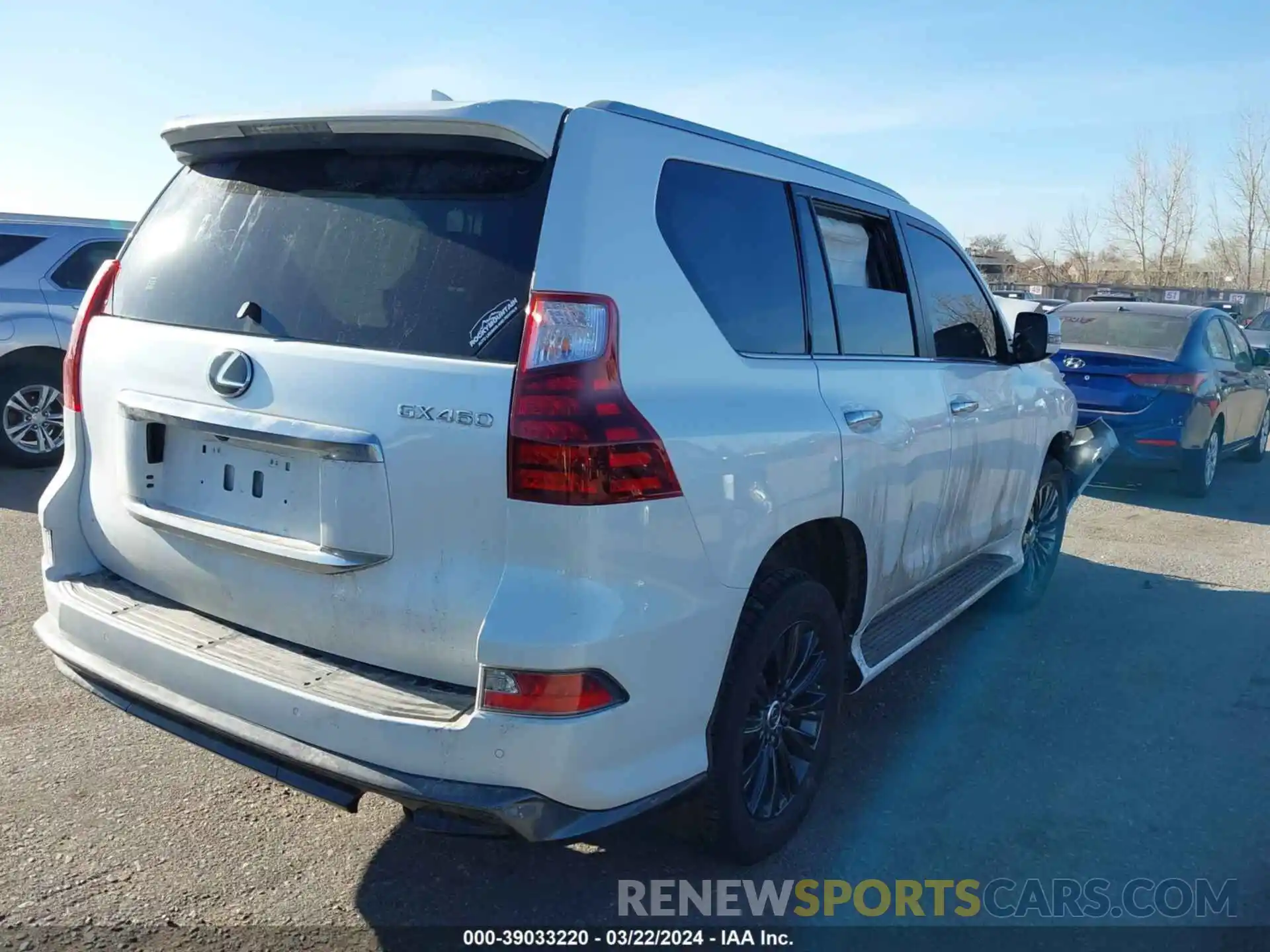 4 Photograph of a damaged car JTJAM7BX6N5325657 LEXUS GX 2022