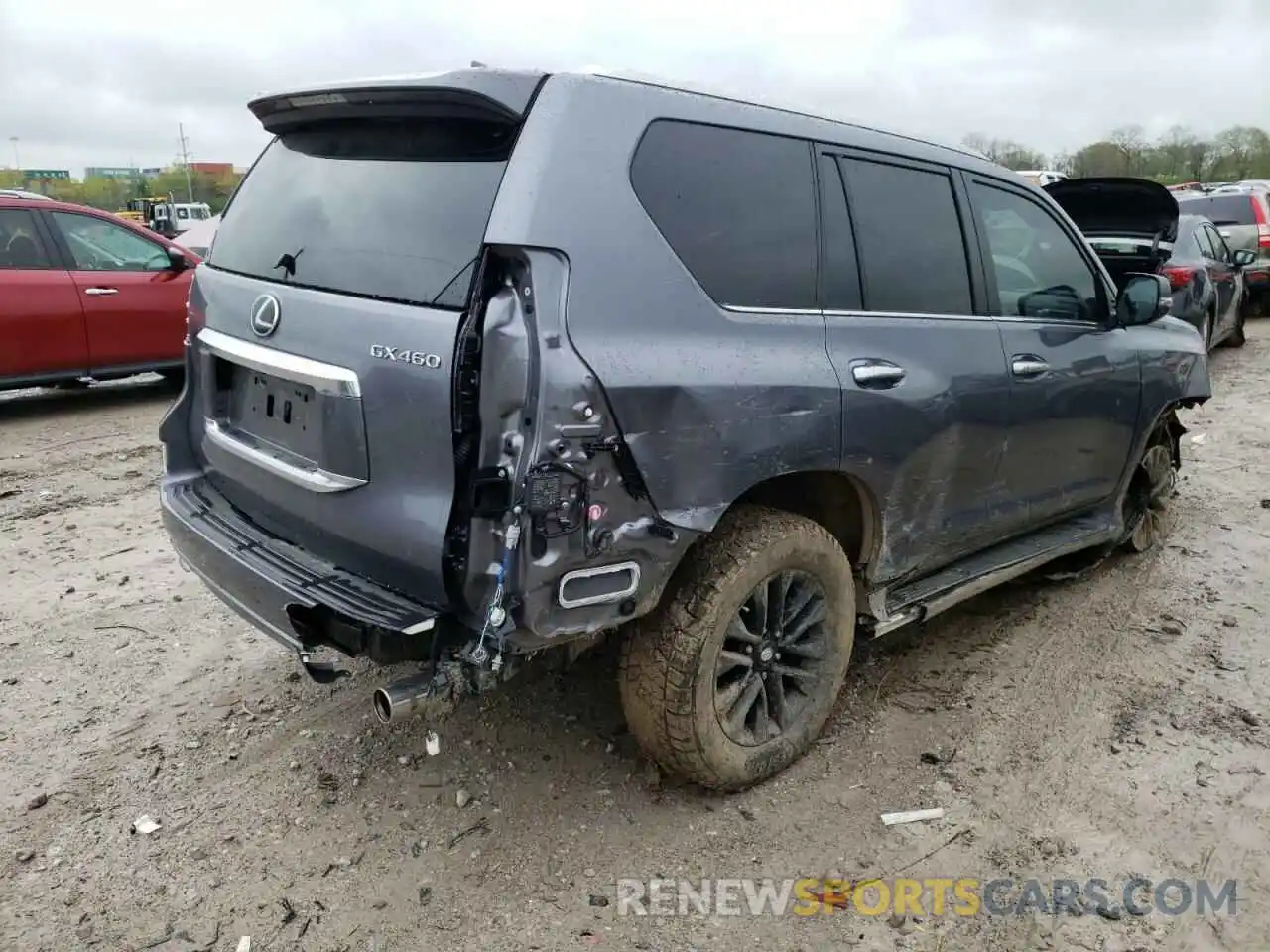 4 Photograph of a damaged car JTJAM7BX7N5313002 LEXUS GX 2022