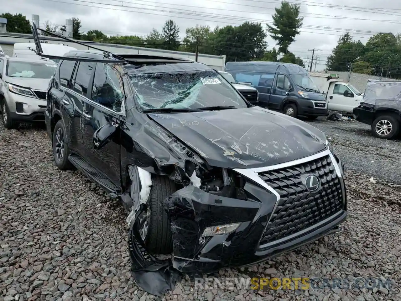 1 Photograph of a damaged car JTJAM7BX7N5327675 LEXUS GX 2022