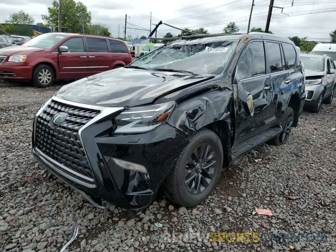 2 Photograph of a damaged car JTJAM7BX7N5327675 LEXUS GX 2022