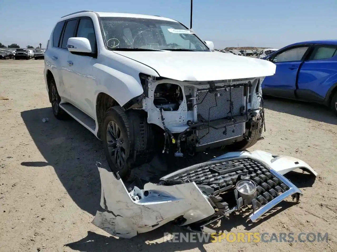 1 Photograph of a damaged car JTJAM7BX7N5330320 LEXUS GX 2022