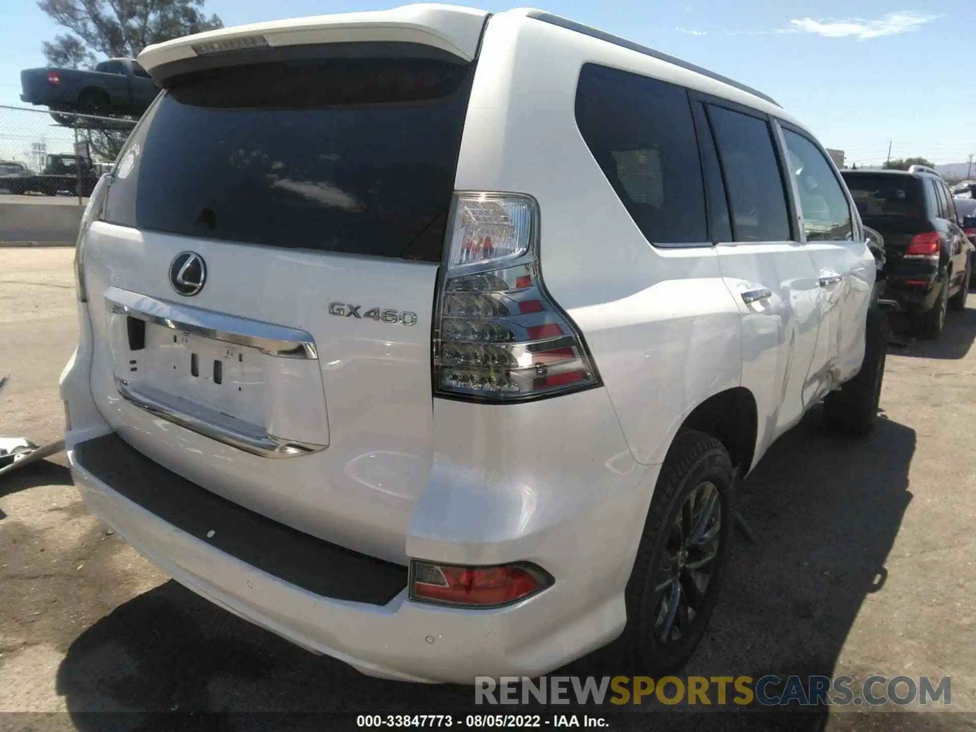 4 Фотография поврежденного автомобиля JTJAM7BX8N5309735 LEXUS GX 2022